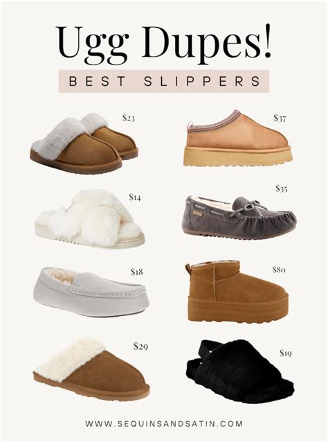 ugg slipper shoes dupe|slippers comparable to uggs.